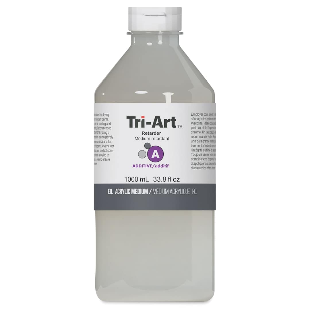 Open in modal - Tri-Art Acrylic Retarder - Front of 1 Liter Bottle