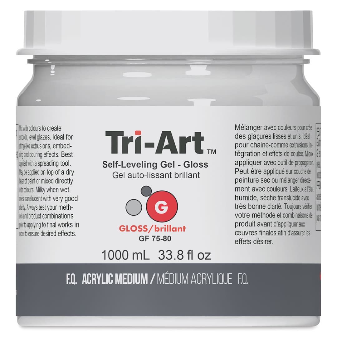 Open in modal - Tri-Art Self-Leveling Gel Medium - Gloss, 1 L