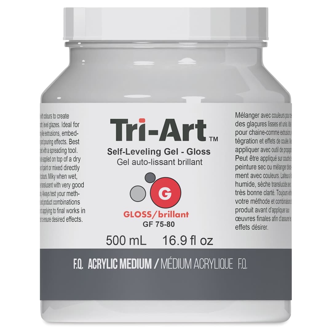 Open in modal - Tri-Art Self-Leveling Gel Medium - Gloss, 500 ml