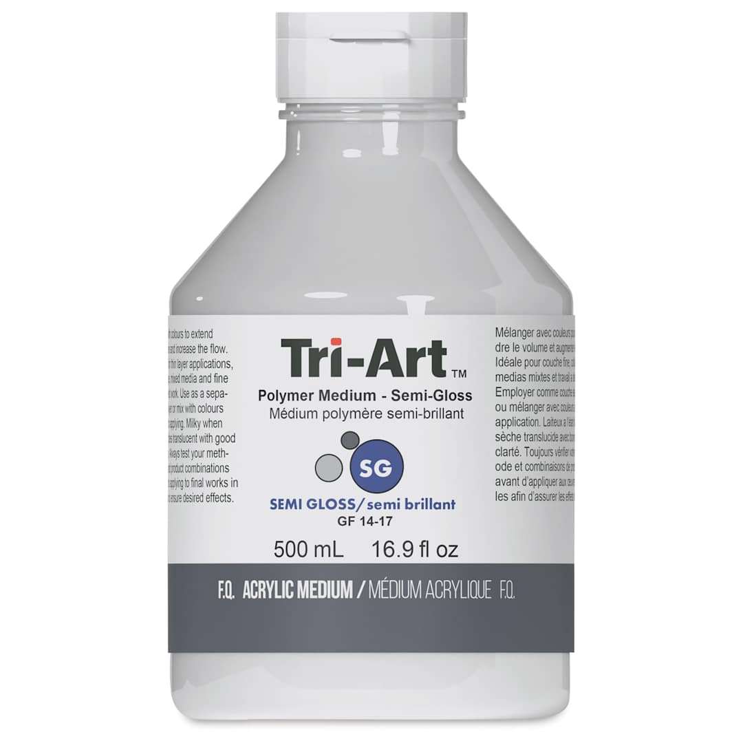 Open in modal - Tri-Art Acrylic Polymer - Semi-Gloss, 500 ml