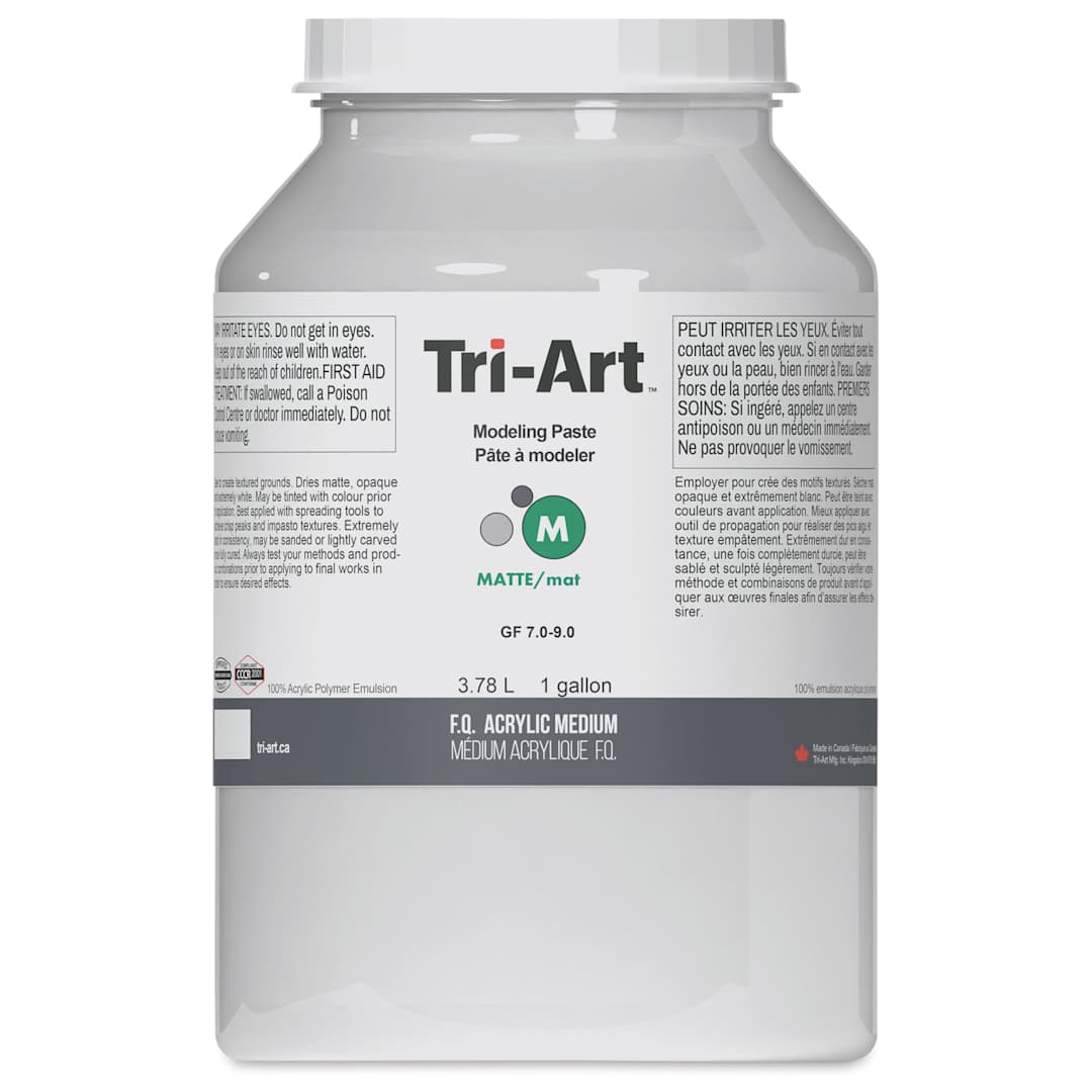 Open in modal - Tri-Art Modeling Paste - Front of 3.78 Liter Jar
