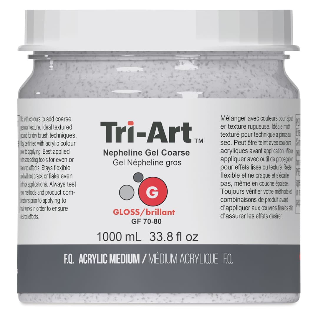 Open in modal - Tri-Art Nepheline Gel Medium - Coarse, 1 L