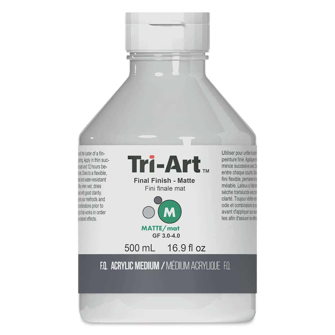 Open in modal - Tri-Art Acrylic Final Finish - Matte, 500 ml, Bottle
