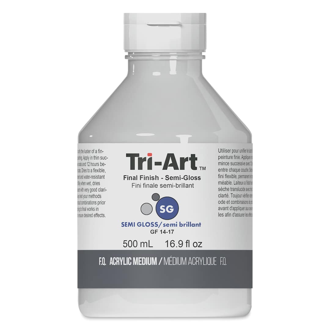 Open in modal - Tri-Art Acrylic Final Finish - Semi Gloss, 500 ml, Bottle
