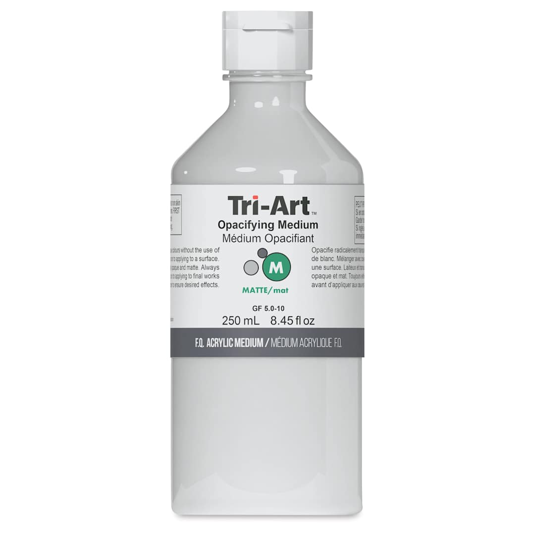 Open in modal - Tri-Art Acrylic Opacifying Medium - Front of 250 ml Bottle
