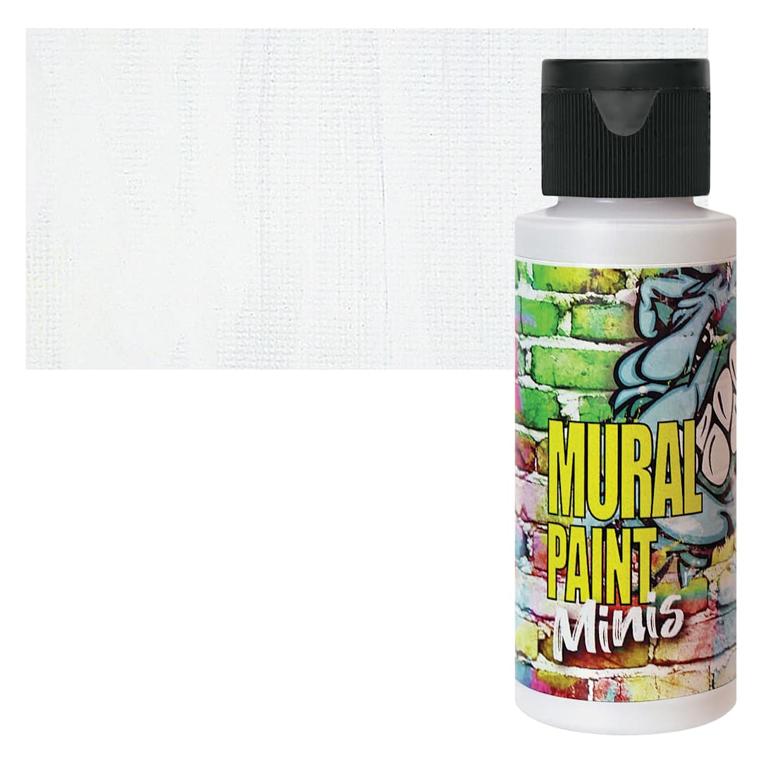 Open in modal - Chroma Acrylic Mural Paint - Polar, 2 oz bottle and swatch