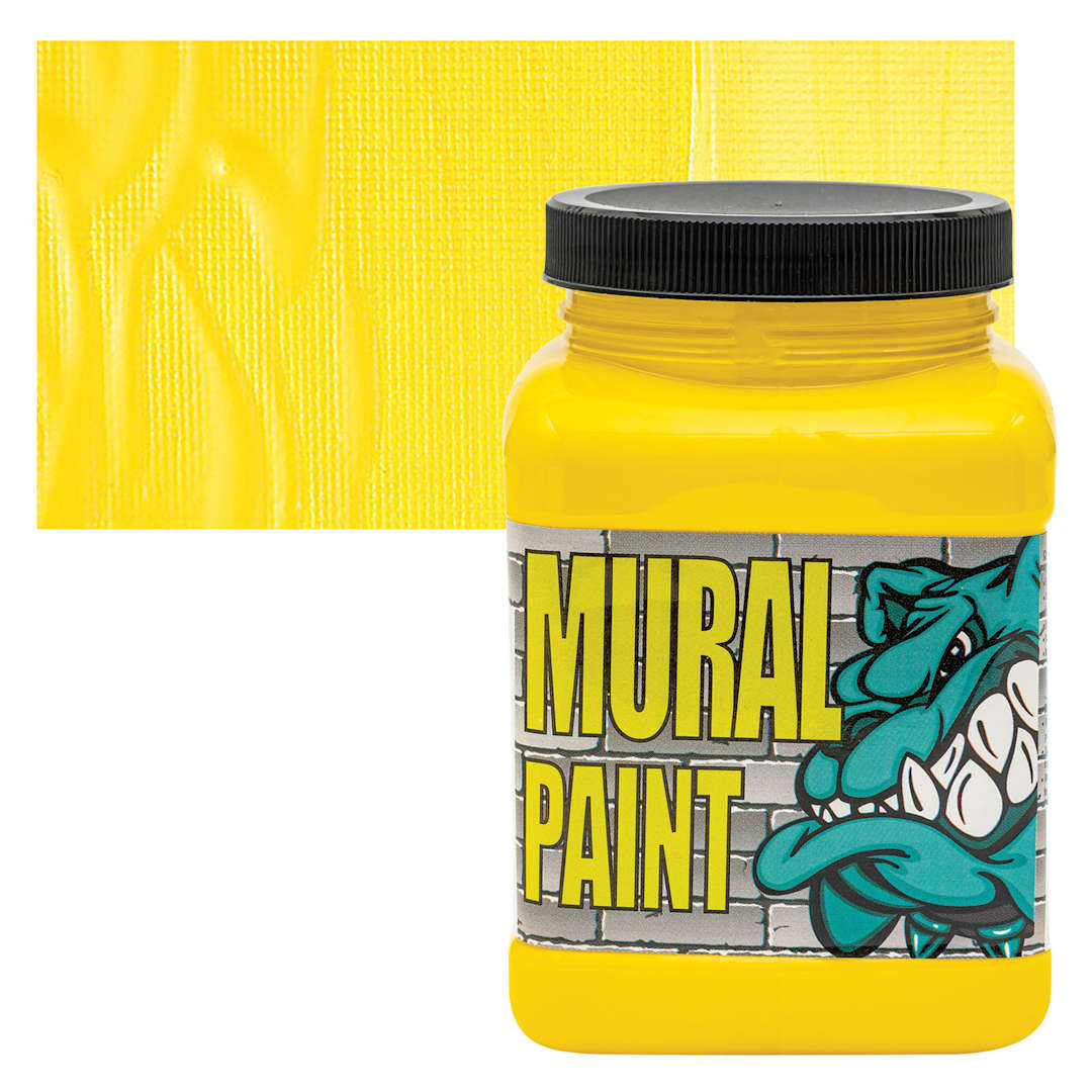 Open in modal - Chroma Acrylic Mural Paint - Scorched, 16 oz jar and swatch