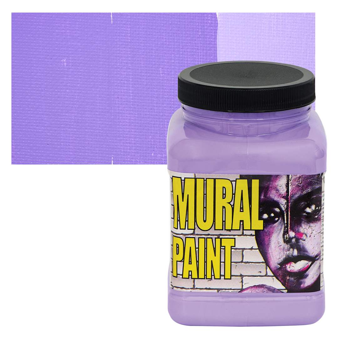 Open in modal - Chroma Acrylic Mural Paint - Masquerade, 16 oz Jar and swatch