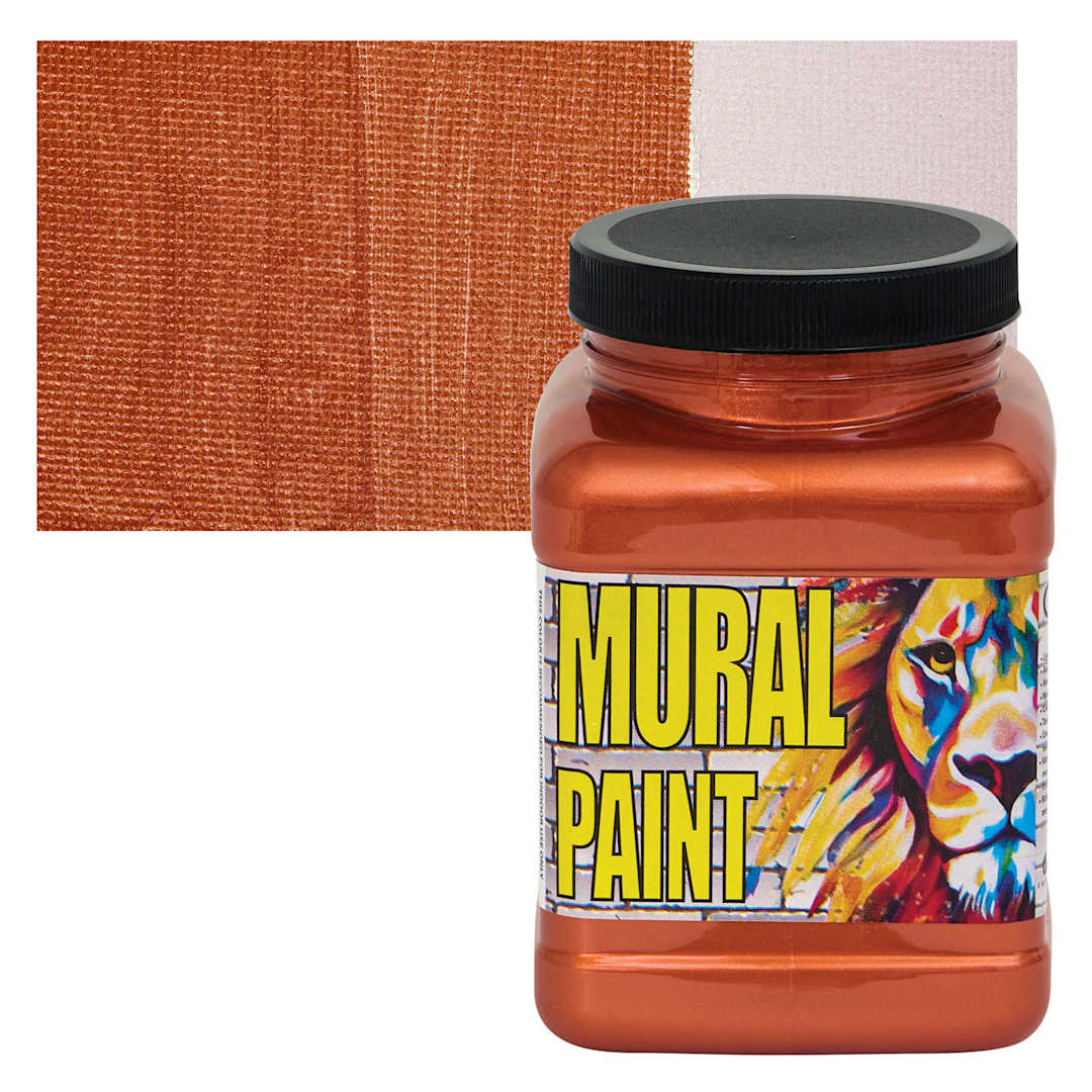 Open in modal - Chroma Acrylic Mural Paint - Encore, 16 oz Jar and swatch