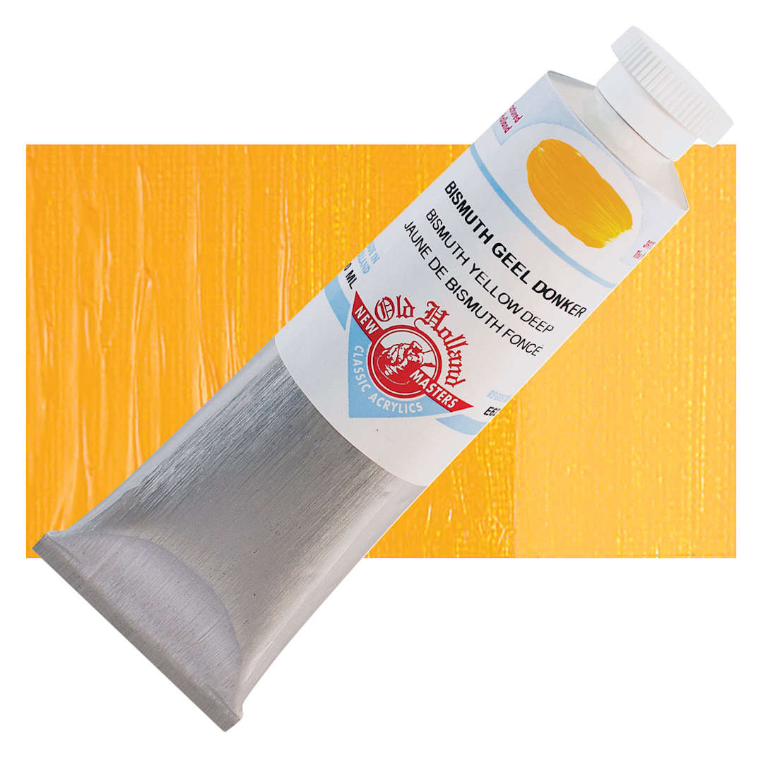 Open in modal - Old Holland New Masters Classic Acrylic Paint - Bismuth Yellow Deep and swatch
