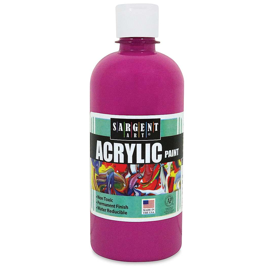 Open in modal - Sargent Art Acrylic Paint - Magenta, 16 oz (Pint)