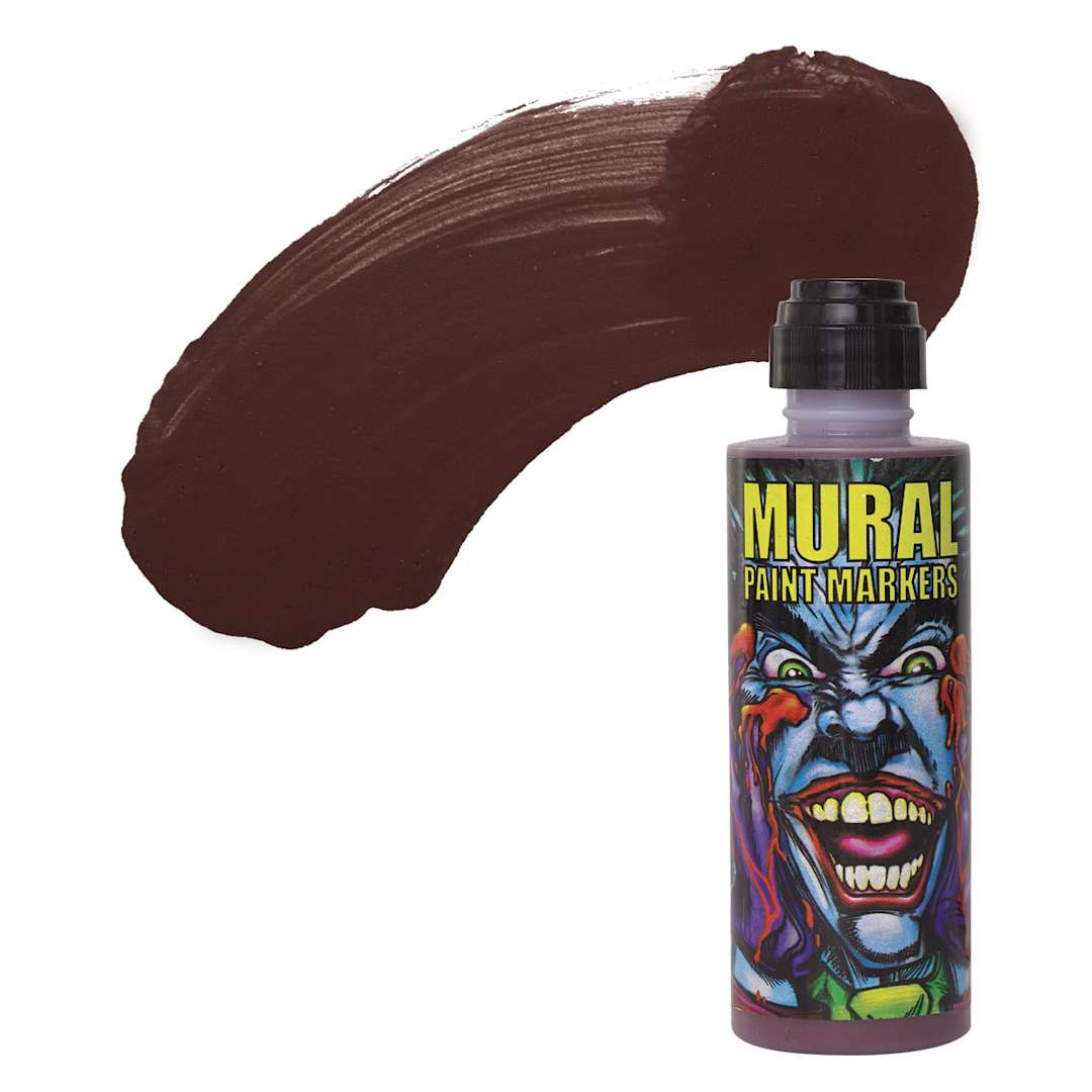 Open in modal - Chroma Mural Paint Marker - Brick, 4 oz Bottle and swatch
