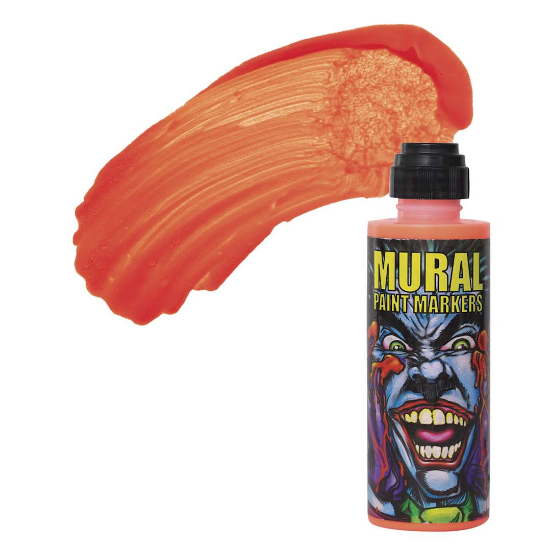 Open in modal - Chroma Mural Paint Marker - Toxic (Neon), 4 oz Bottle and swatch
