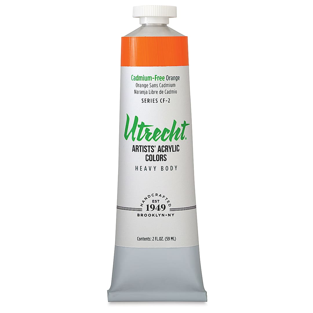 Open in modal - Utrecht Artists' Acrylic Colors - Cadmium-Free Orange