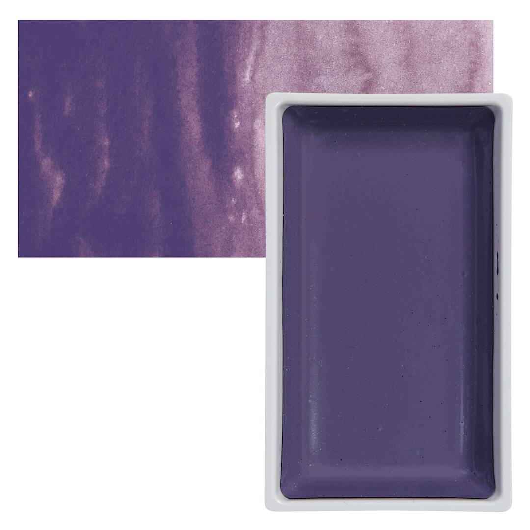 Open in modal - Kuretake Gansai Tambi Watercolor Pan - Old Mauve pan and swatch