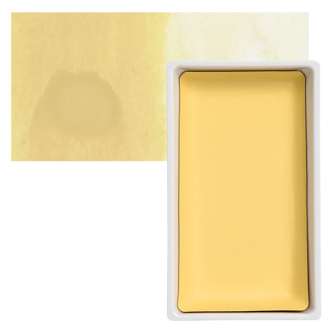 Open in modal - Kuretake Gansai Tambi Watercolor Pan - Natural Beige pan and swatch