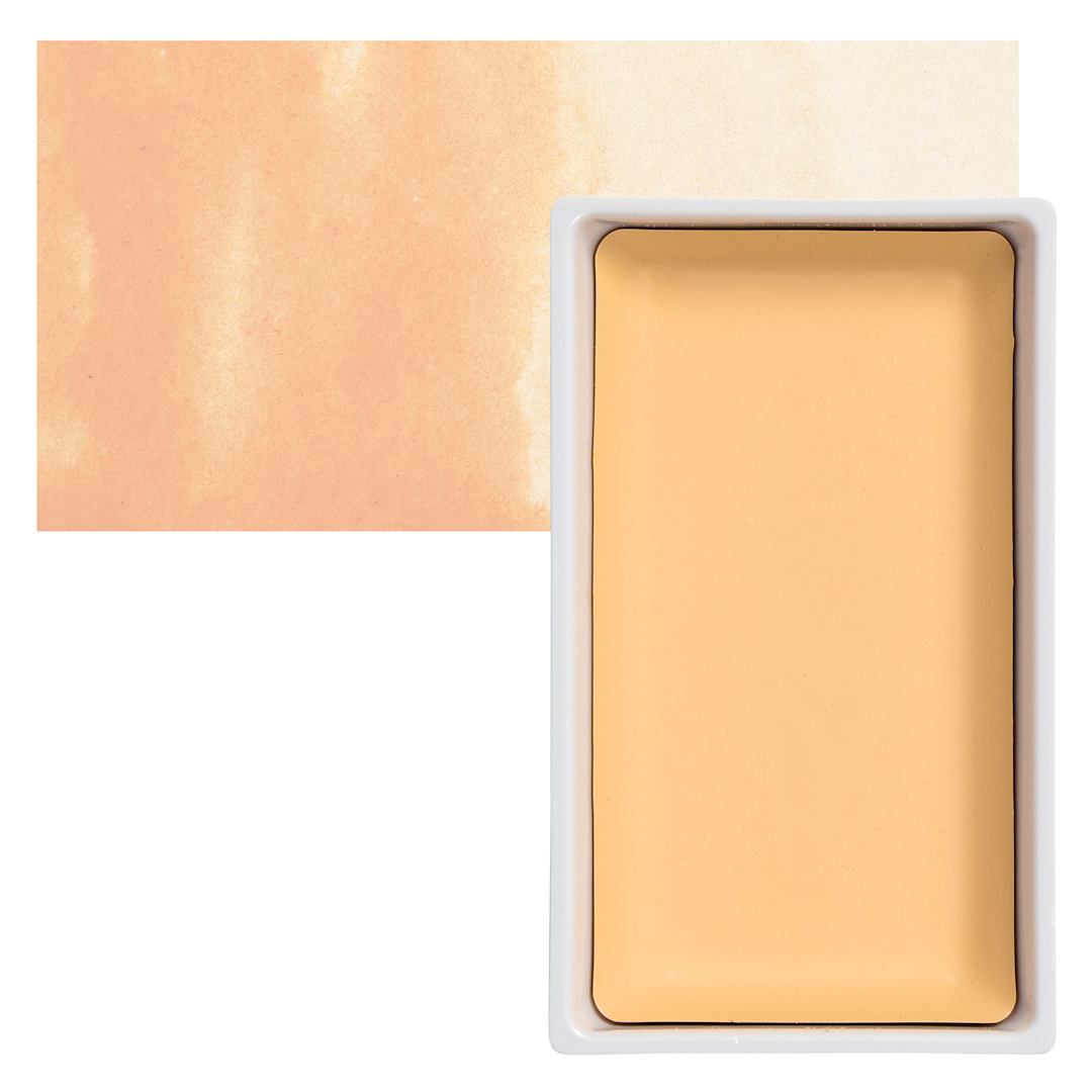 Open in modal - Kuretake Gansai Tambi Watercolor Pan - Rose Beige pan and swatch