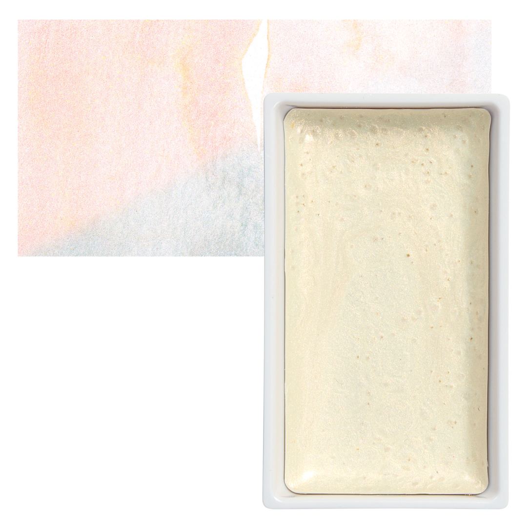 Open in modal - Kuretake Gansai Tambi Watercolor Pan - Opal Copper pan and swatch