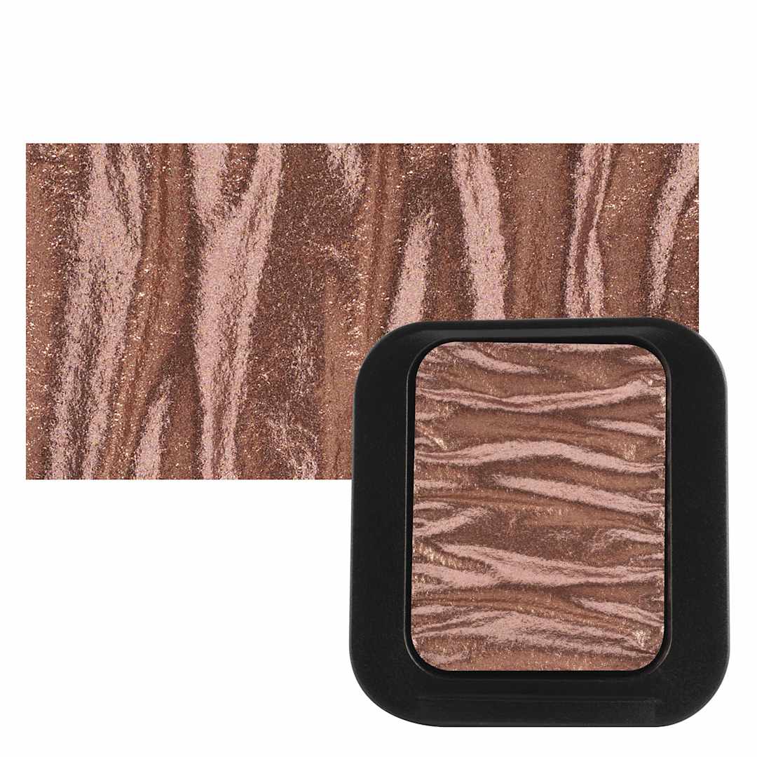 Open in modal - Finetec Artist Mica Watercolor - Golden Rose pan and swatch