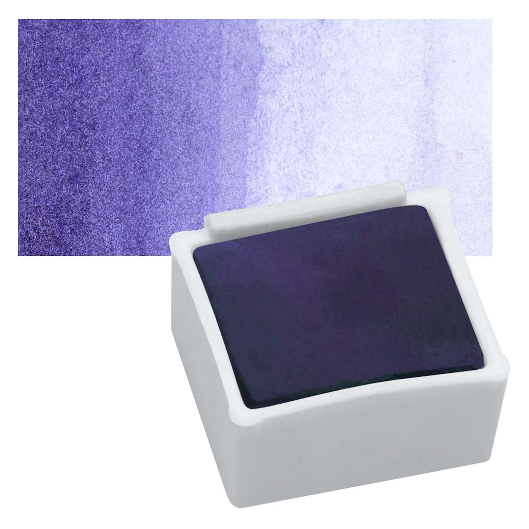 Open in modal - Derwent Inktense Paint Pan - Violet pan and swatch