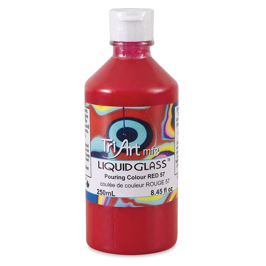 Open in modal - Tri-Art Liquid Glass Acrylic Pouring Color - Red, 250 ml