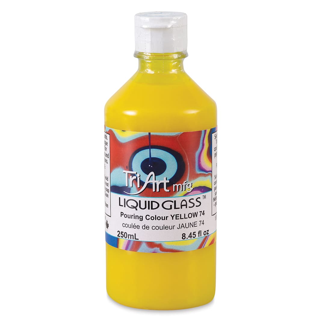 Open in modal - Tri-Art Liquid Glass Acrylic Pouring Color - Yellow, 250 ml