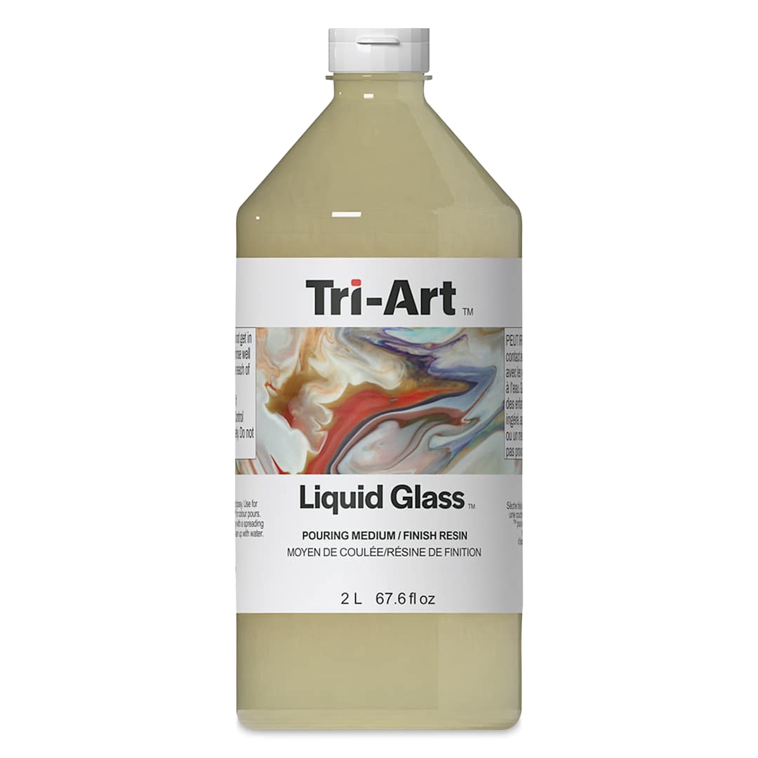 Open in modal - Tri-Art Liquid Glass Acrylic Pouring Medium - 2 L