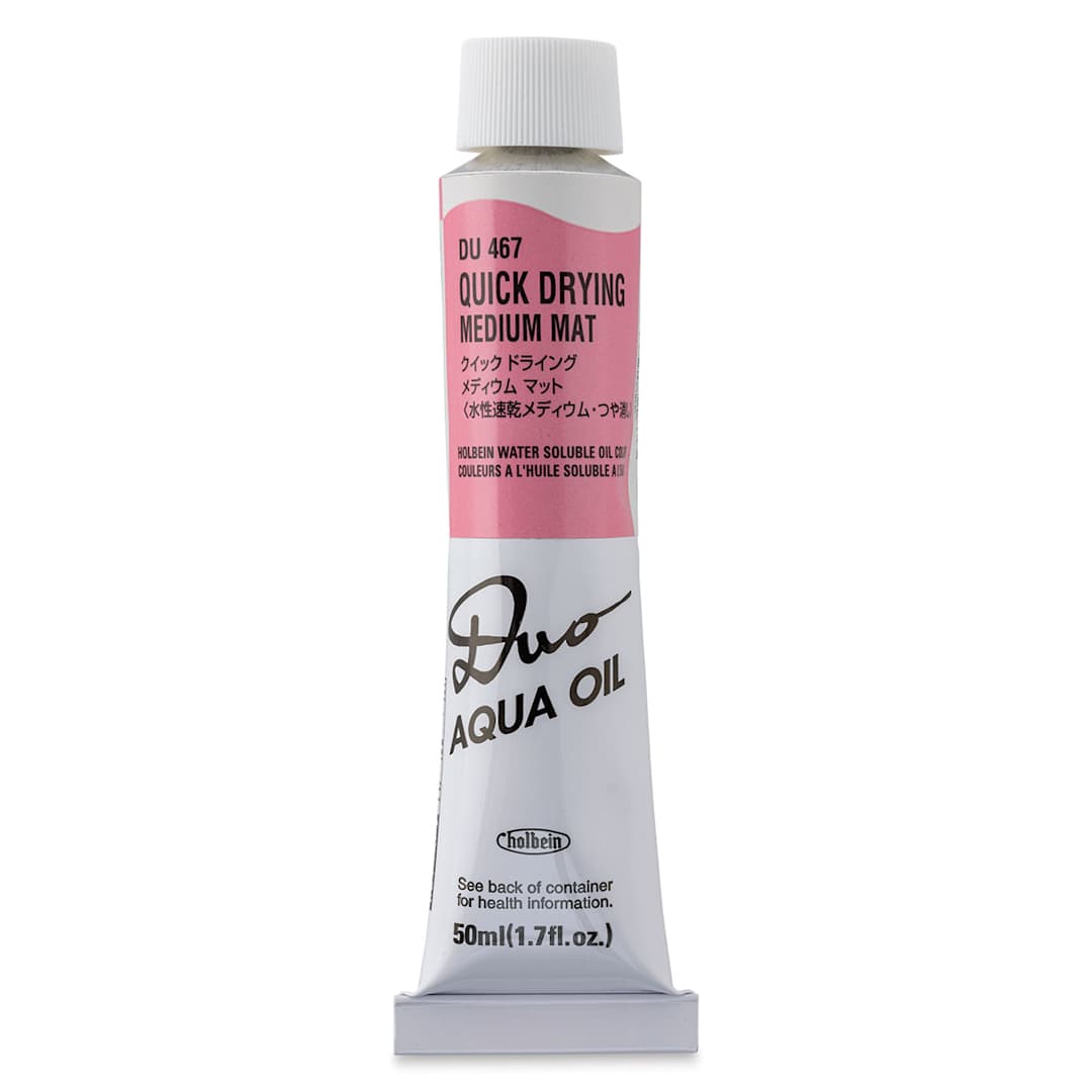 Open in modal - Holbein Duo Aqua Oil Quick Drying Medium Paste - Matte, 50 ml tube
