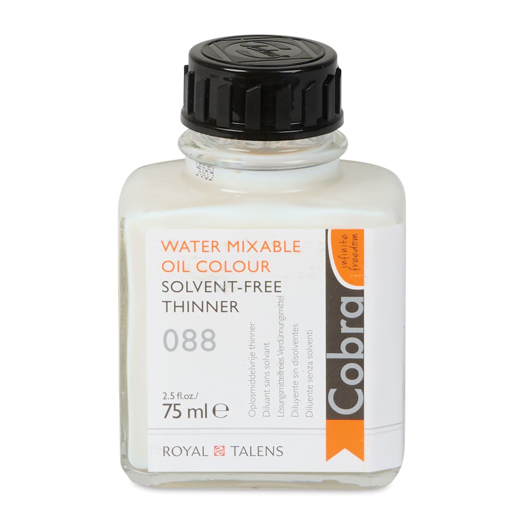 Open in modal - Cobra Water Mixable Solvent-Free Paint Thinner Medium - 75 ml