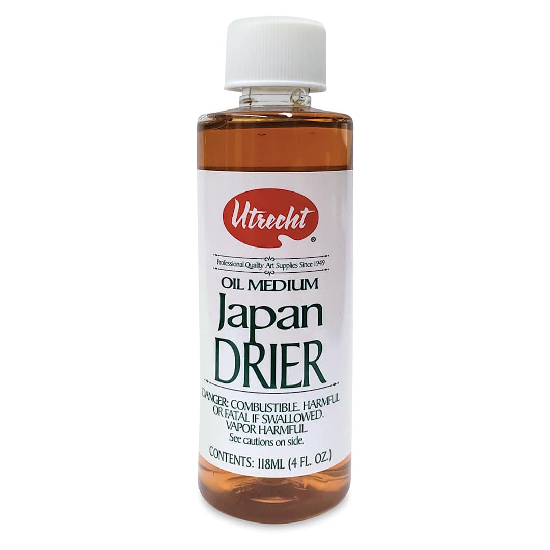 Open in modal - Utrecht Japan Drier - Front of 4 oz bottle