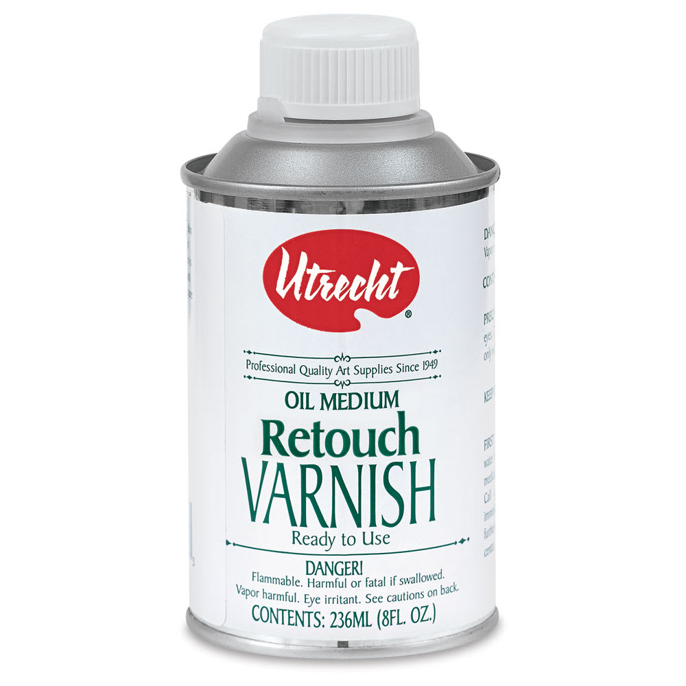 Open in modal - Utrecht Retouch Varnish - 8 oz, Can, Retouch Varnish can shown
