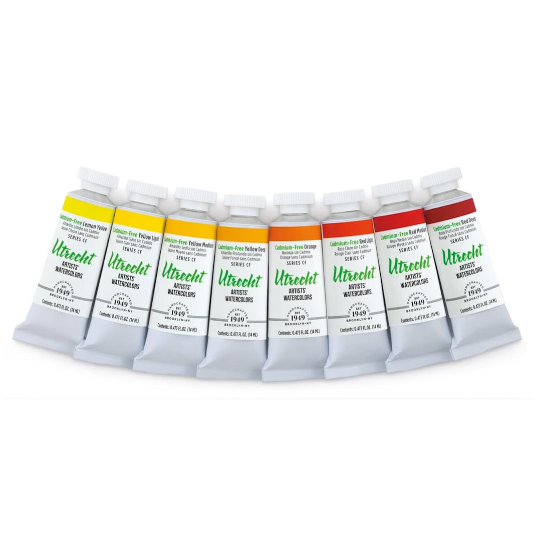 Open in modal - Utrecht Cadmium-Free Artists' Watercolor Tubes