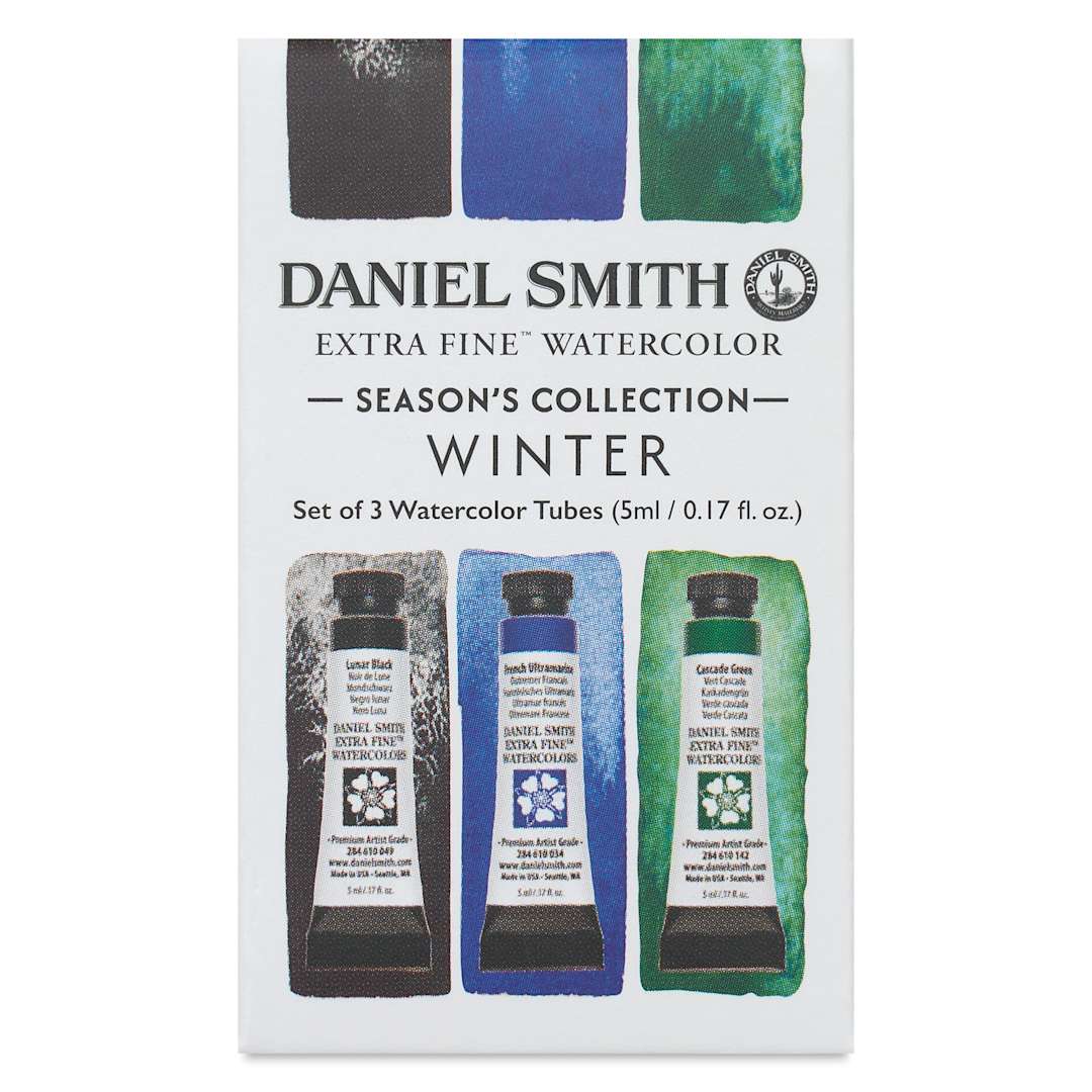 Open in modal - Daniel Smith Extra Fine Watercolor - Set of 3, Winter, 5 ml Tubes front of package