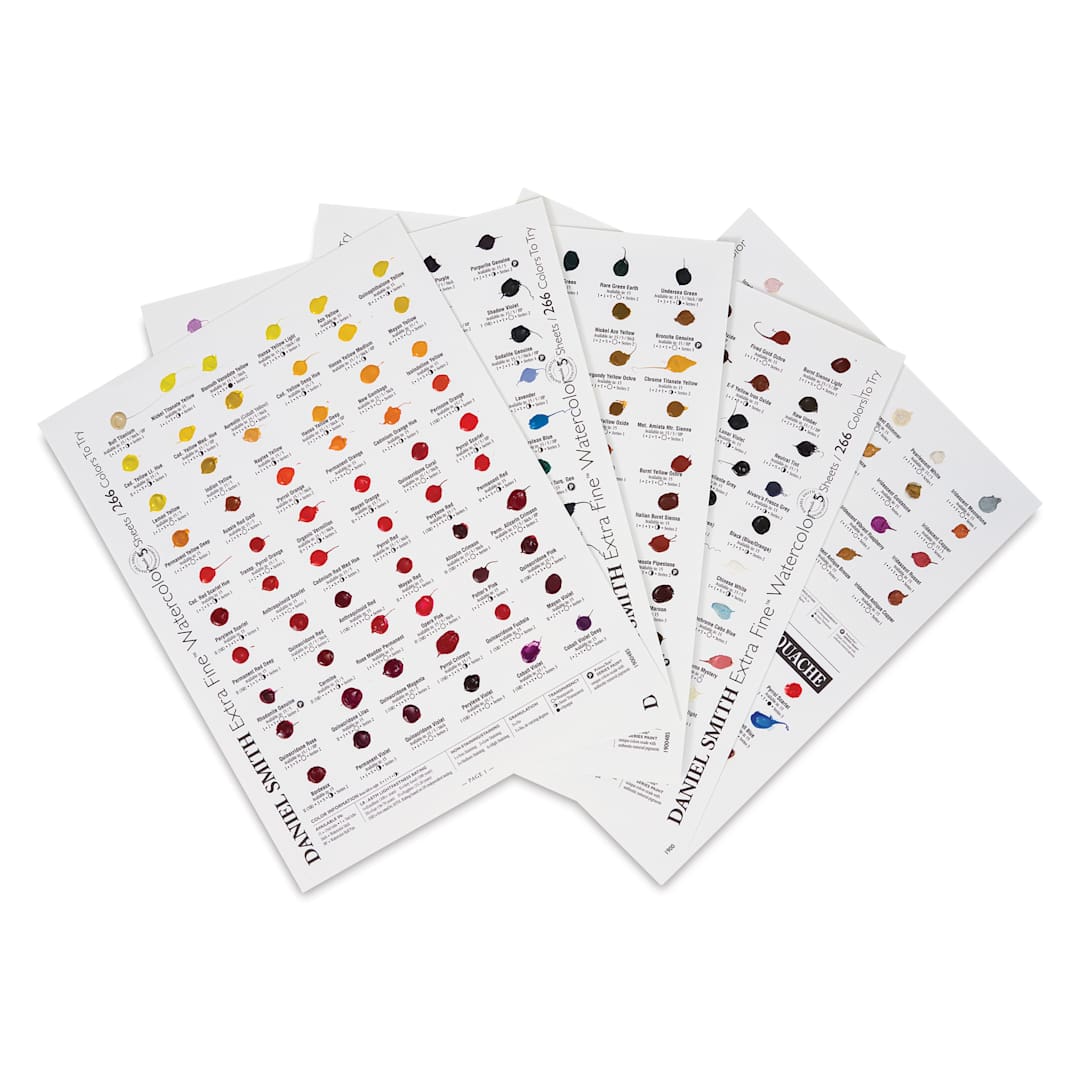 Open in modal - Daniel Smith Extra Fine Watercolor - 266 Watercolor and 22 Gouache Dot Card