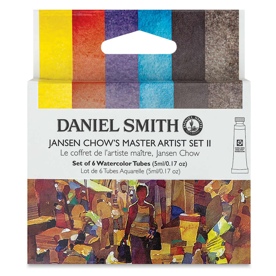 Open in modal - Daniel Smith Extra Fine Watercolor - Jansen Chow Master II, Set of 6 front of package