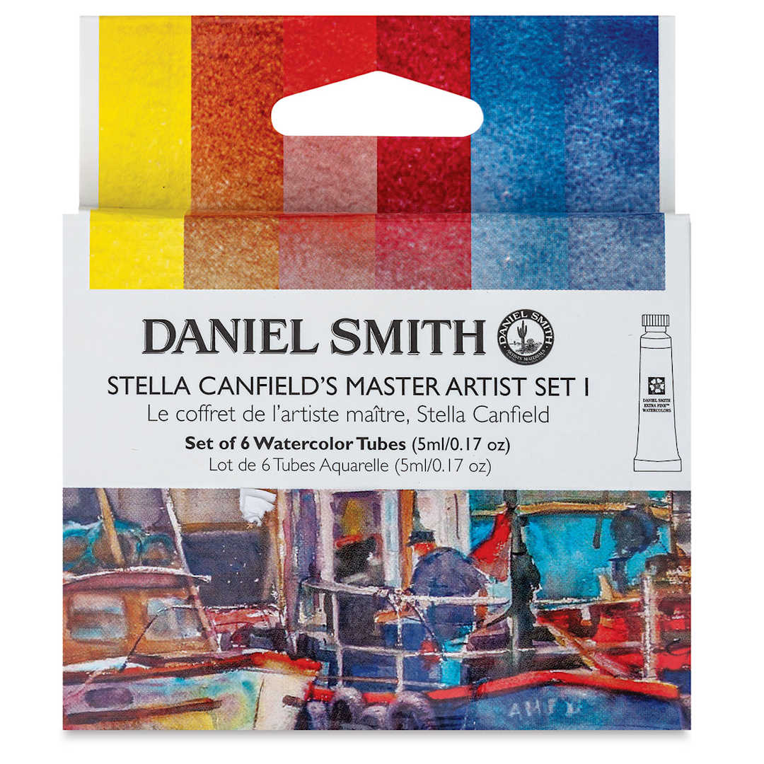 Open in modal - Daniel Smith Extra Fine Watercolor - Stella Canfield Master I, Set of 6, front of package
