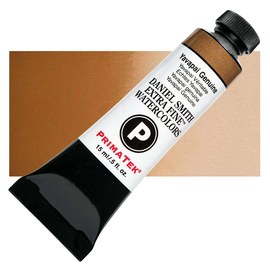 Open in modal - Daniel Smith Extra Fine Watercolor - Yavapai Genuine, 15 ml Tube and swatch