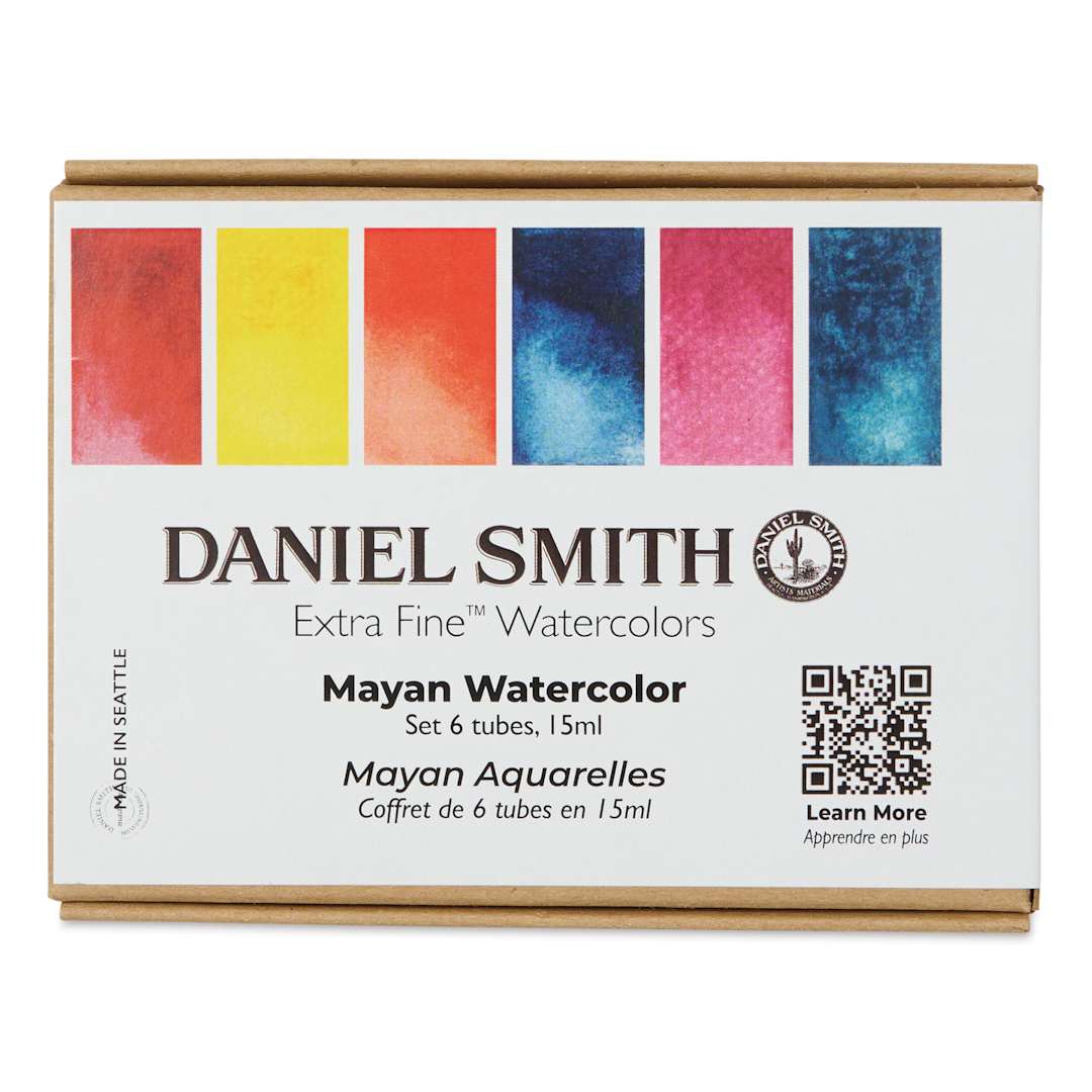 Open in modal - Daniel Smith Extra Fine Watercolor - Mayan Set of 6, 15 ml Tubes front of the package