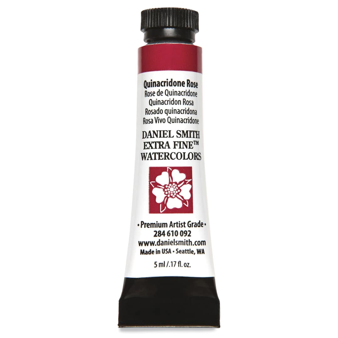 Open in modal - Danie Smith Extra Fine Watercolor Quinacridone Rose 5 ml (0.17 oz)