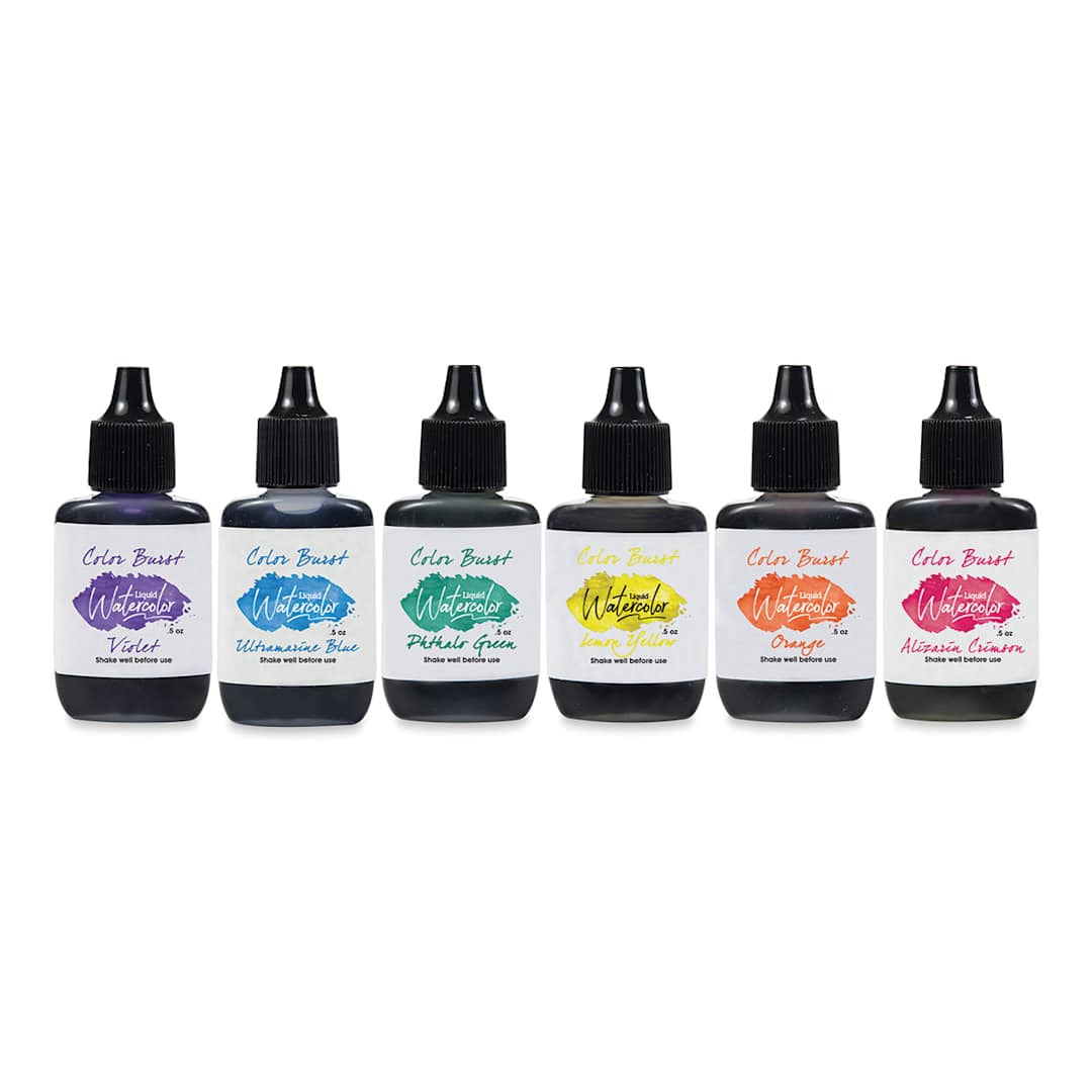 Open in modal - Color Burst Watercolor - Brights, Set of 6