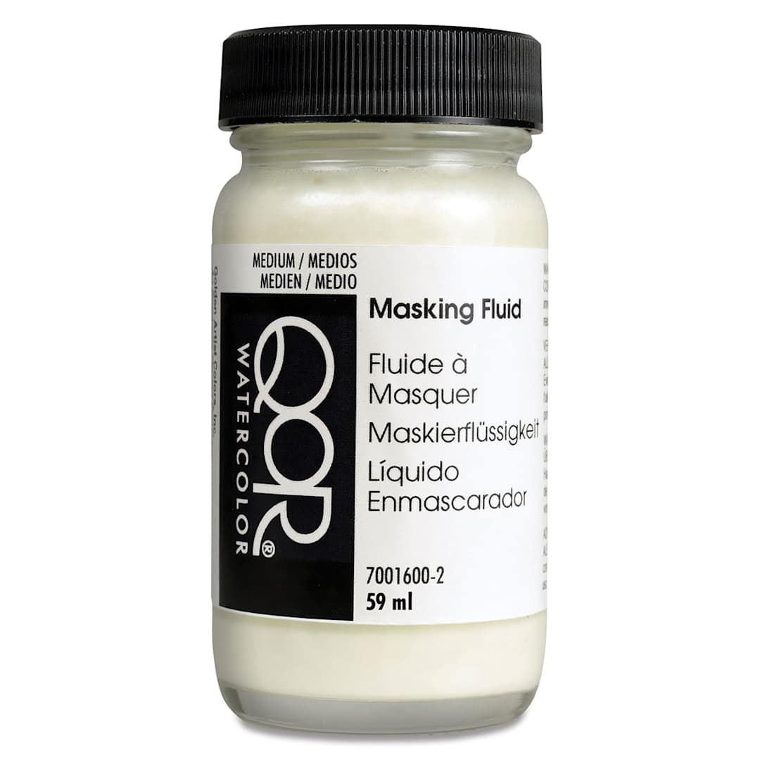 Open in modal - QoR Masking Fluid - Front of 2 oz bottle
