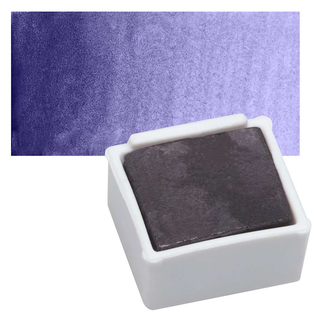 Open in modal - Derwent Graphitint Paint Pan - Aubergine pan and swatch