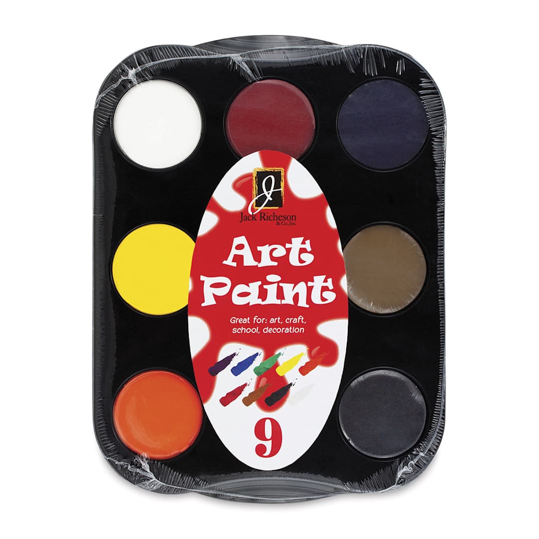 Open in modal - Richeson Art Paint Sets - Set of 9, Assorted Colors, .4 oz