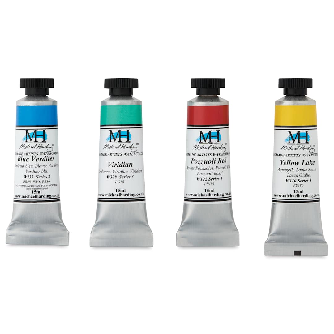 Open in modal - Michael Harding Artists Watercolors - Set of 4, Atmosphere, 15 ml