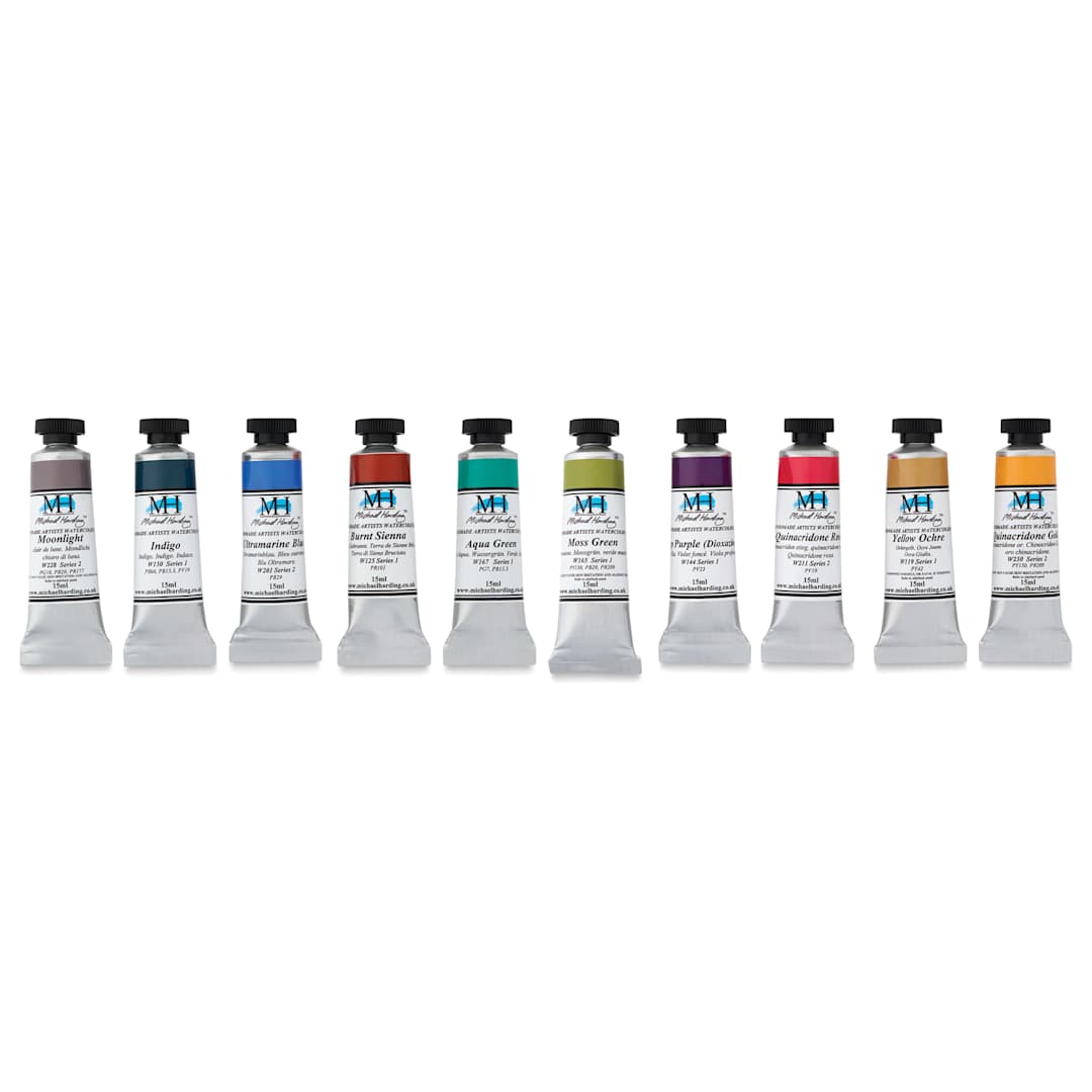 Open in modal - Michael Harding Artists Watercolors - Set of 10, South African Landscape, 15 ml