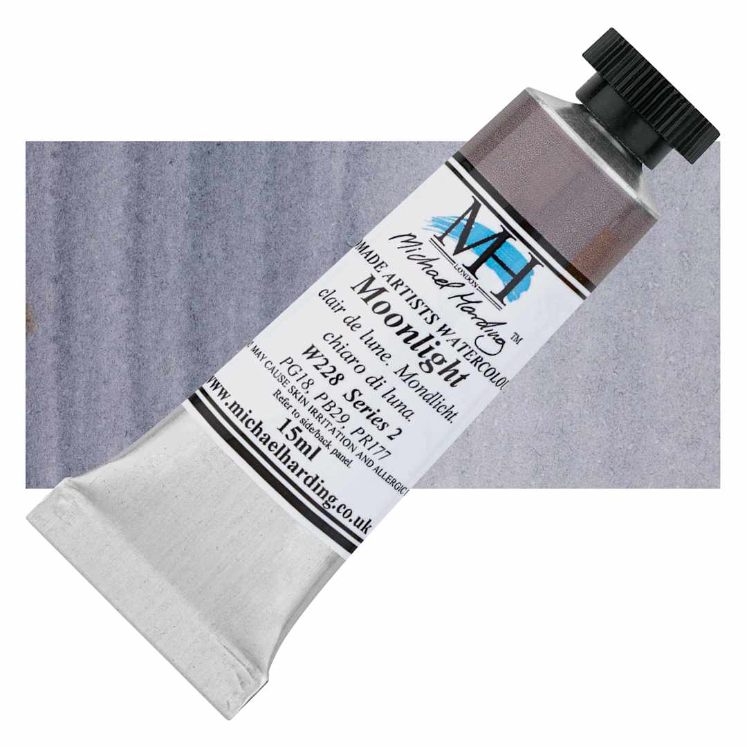 Open in modal - Michael Harding Artists Watercolor - Moonlight, 15 ml tube and swatch