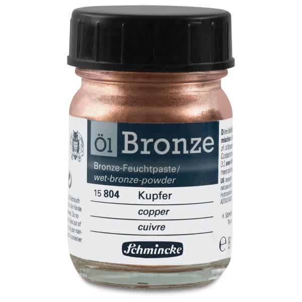 Open in modal - Schmincke Oil Bronzes - 50 ml bottle of Copper Oil Bronze shown

