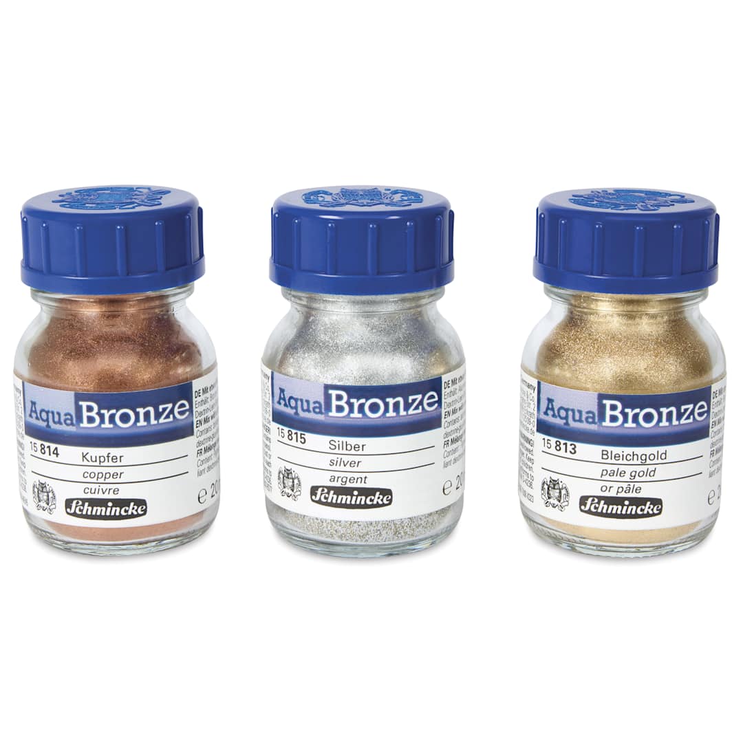 Open in modal - Schmincke Aqua Bronze Powders - Set of 3, 20 ml