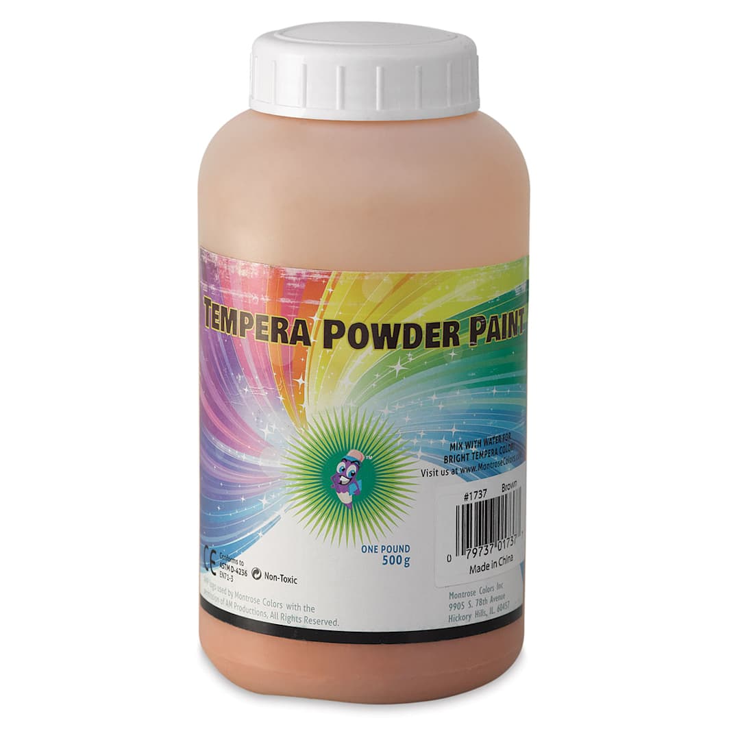 Open in modal - Three Little Twigs Tempera Powder Paint - Brown, 1 lb, Jar