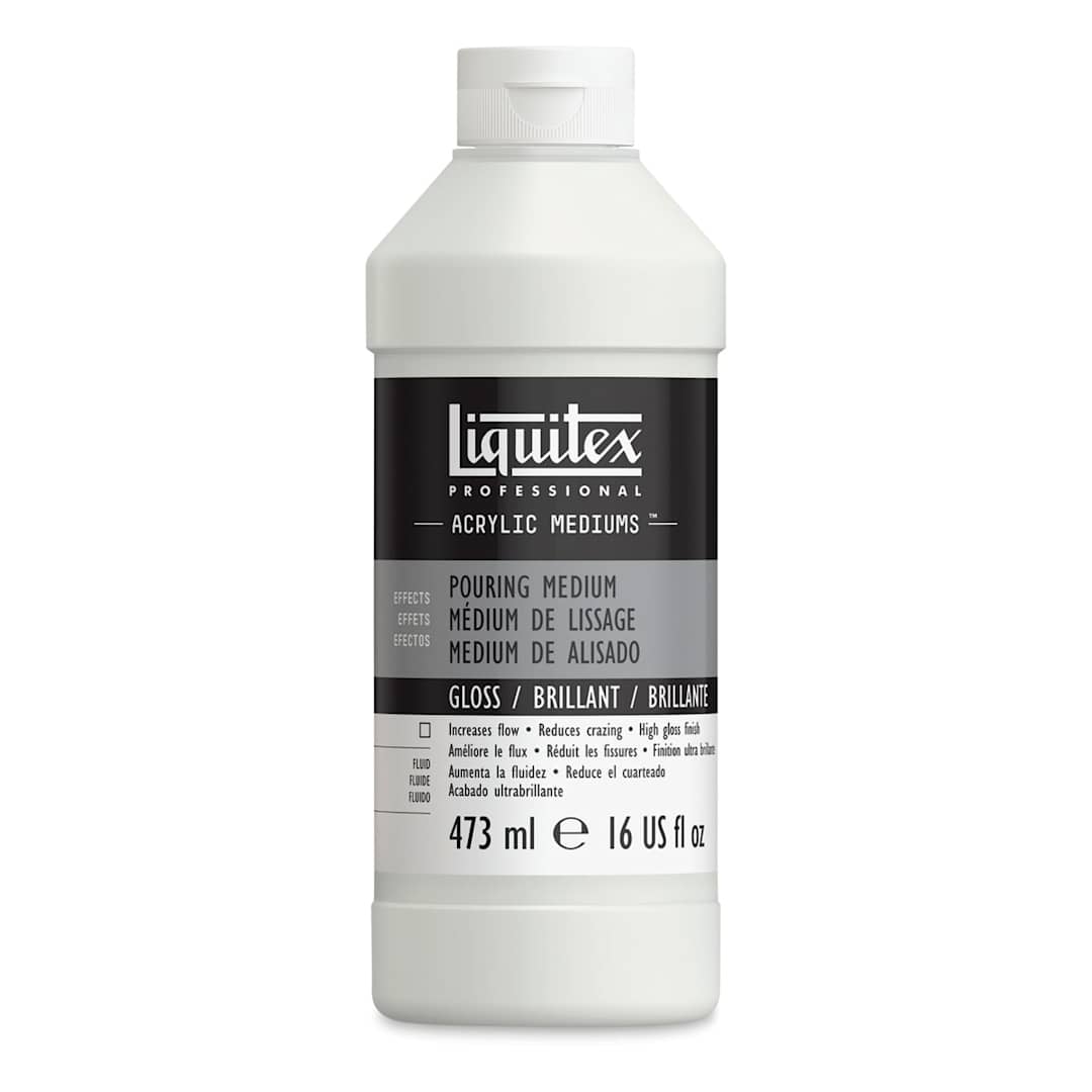 Open in modal - Liquitex Effects Pouring Medium - Gloss, 16 oz bottle